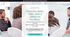 Desktop Screenshot of friscopsychiatry.com